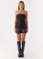 Midnight Glance Top Black