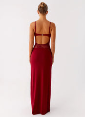 Envy Maxi Dress Maroon