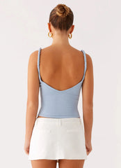 On Trend Linen Mini Skort White