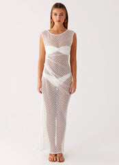 Maeva Maxi Dress White
