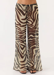 Jadia Flared Pants Zebra