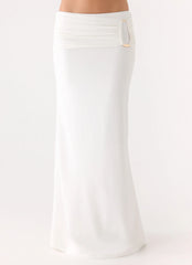 Rosanna Maxi Skirt White