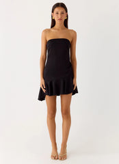 Luna Night Mini Dress Black