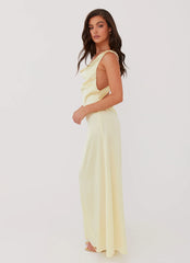 Musa Maxi Dress Lemon