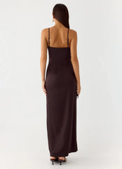 Hartwell Maxi Dress Chocolate