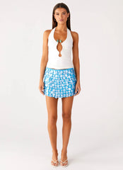 Movie Star Mini Skirt Turquoise