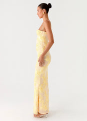 That Girl Maxi Dress Lemon