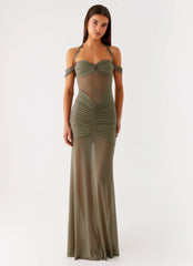 Ivy Lane Maxi Dress Olive