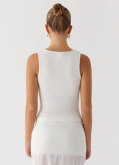 Connect My Heart Top White