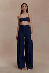 Beatrix High Rise Denim Jeans Indigo Blue