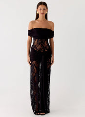 Gracie Twist Maxi Dress Black