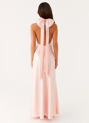 Siani Backless Maxi Dress Pink