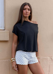 Raeni Off Shoulder Top Black