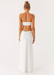 Kiss Me Cut Out Maxi Ivory