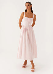 Pascuelle Midi Dress Pink