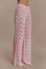 Glinda Crochet Pants Baby Pink