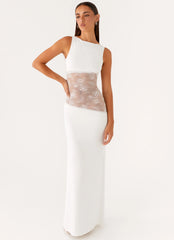 Lucinda Maxi Dress White
