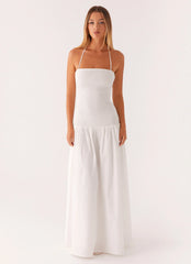 Zahra Maxi Dress White