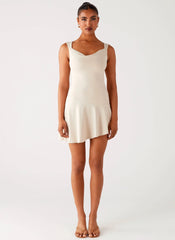 Dune Whisper Mini Dress Ivory
