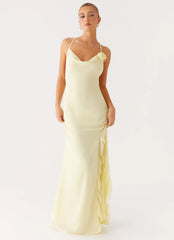 First Class Maxi Dress Yellow