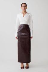 Eugenia Wrap Cotton Shirt White